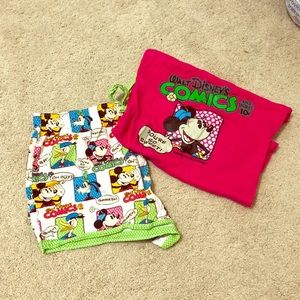Disney comics pajamas